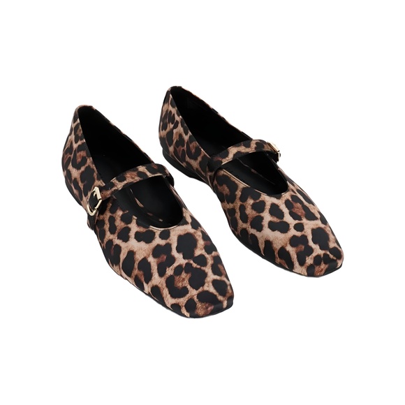 Katy Perry Shoes - Katy Perry Womens The Evie Mary Jane Flat Leopard Print Size 9M